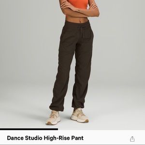 Lululemon Dance Studio High-Rise Pant - Dark Green